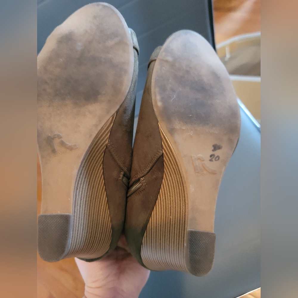 Wedge Open Toe Booties - Picture 4 of 4